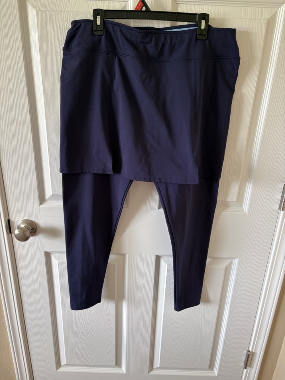 Navy Skirted Leggings Skort with Leggings Comfortable Everyday Activewear